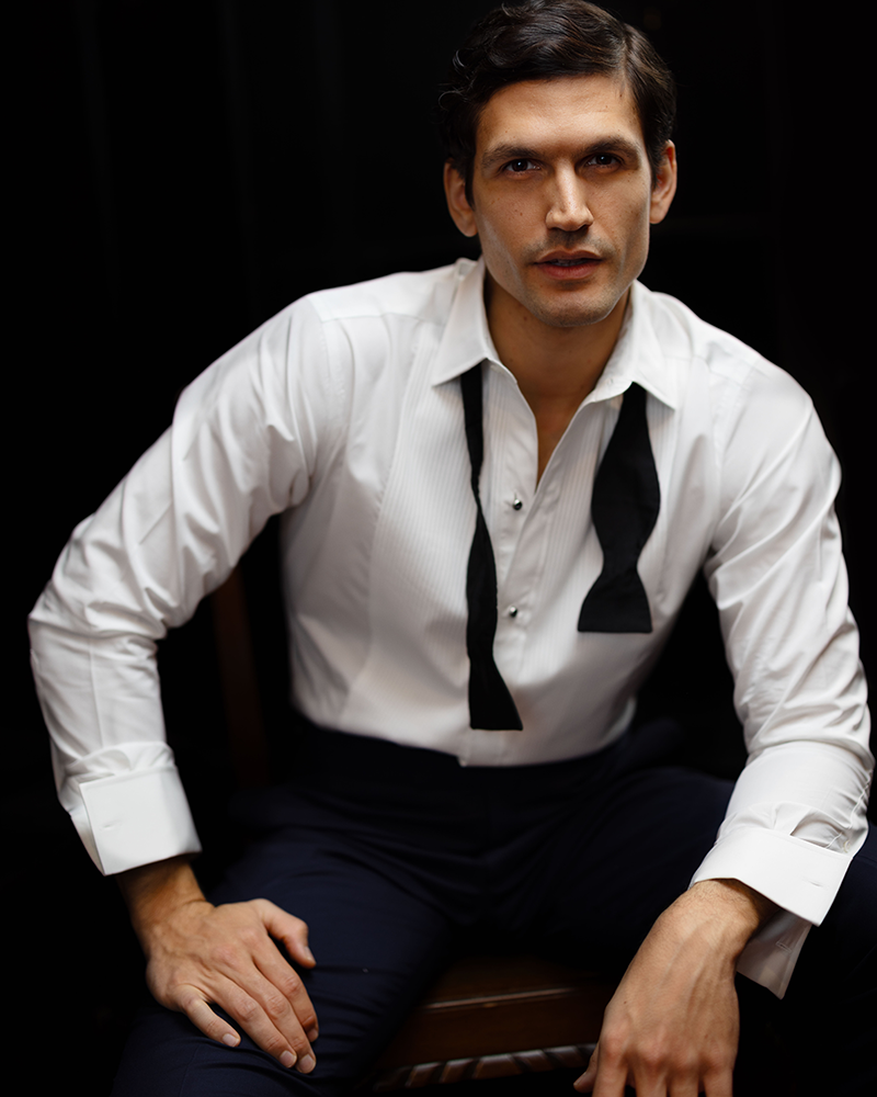 Pleated Front Tuxedo