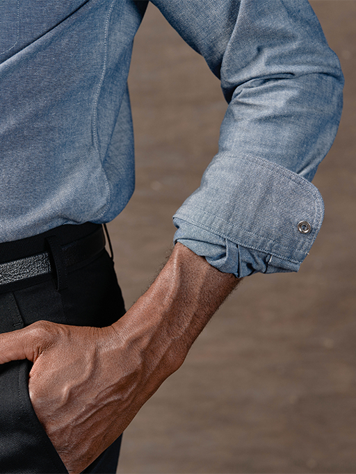 Powers Teardrop Workshirt (Blue)