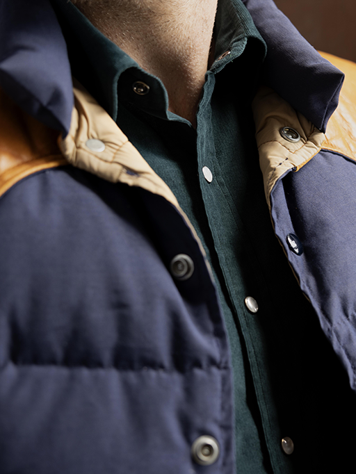 Pearl Snap Micro-Corduroy (Emerald)