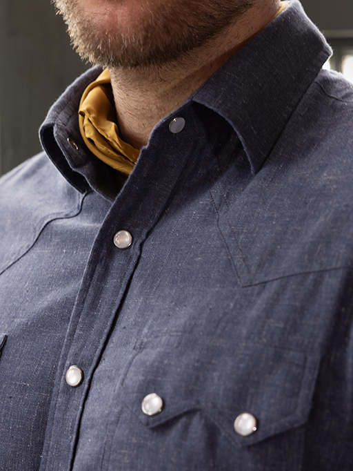 Falls Sawtooth Western (Steel Blue)