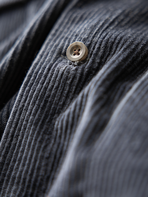 Sea Island Corduroy Shirt Jacket (Navy)