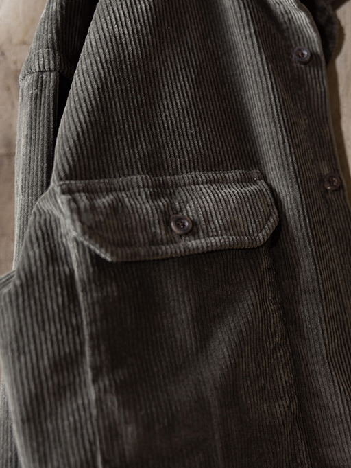 Sea Island Corduroy Shirt Jacket (Olive)