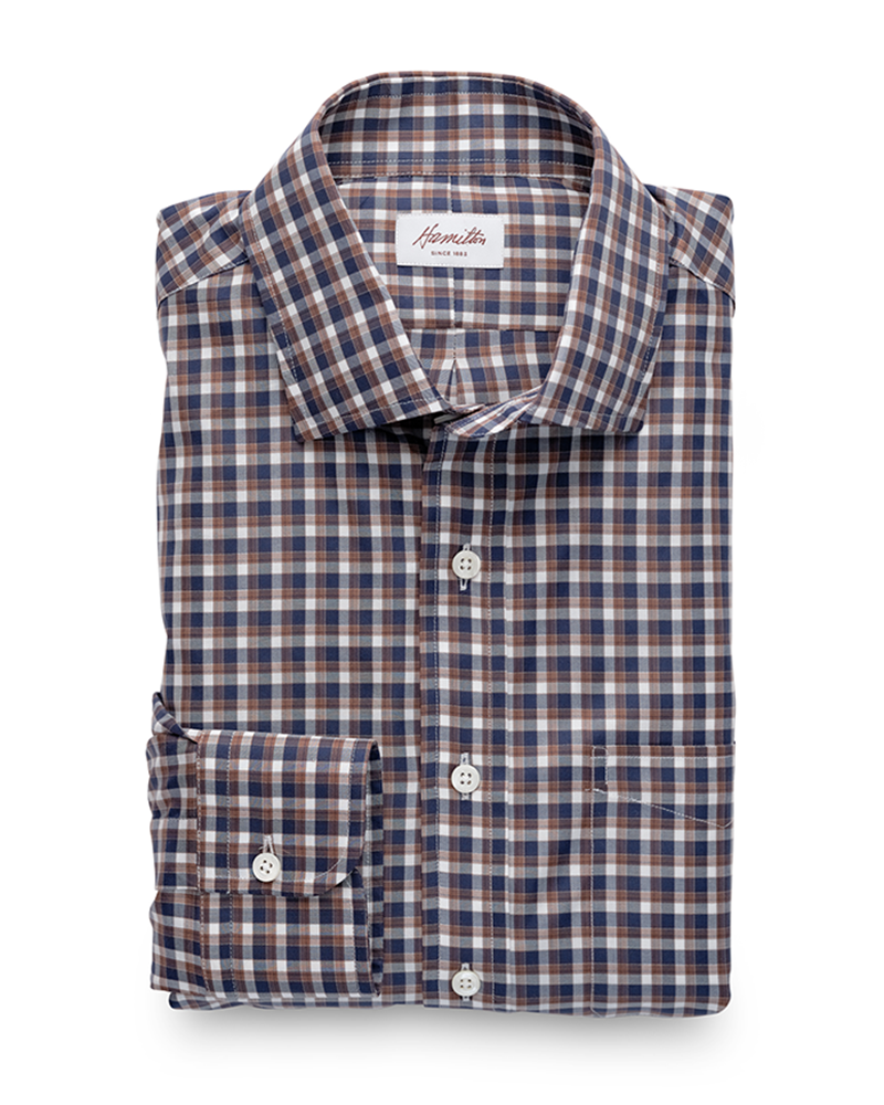 Nichols Check (Blue/Brown)