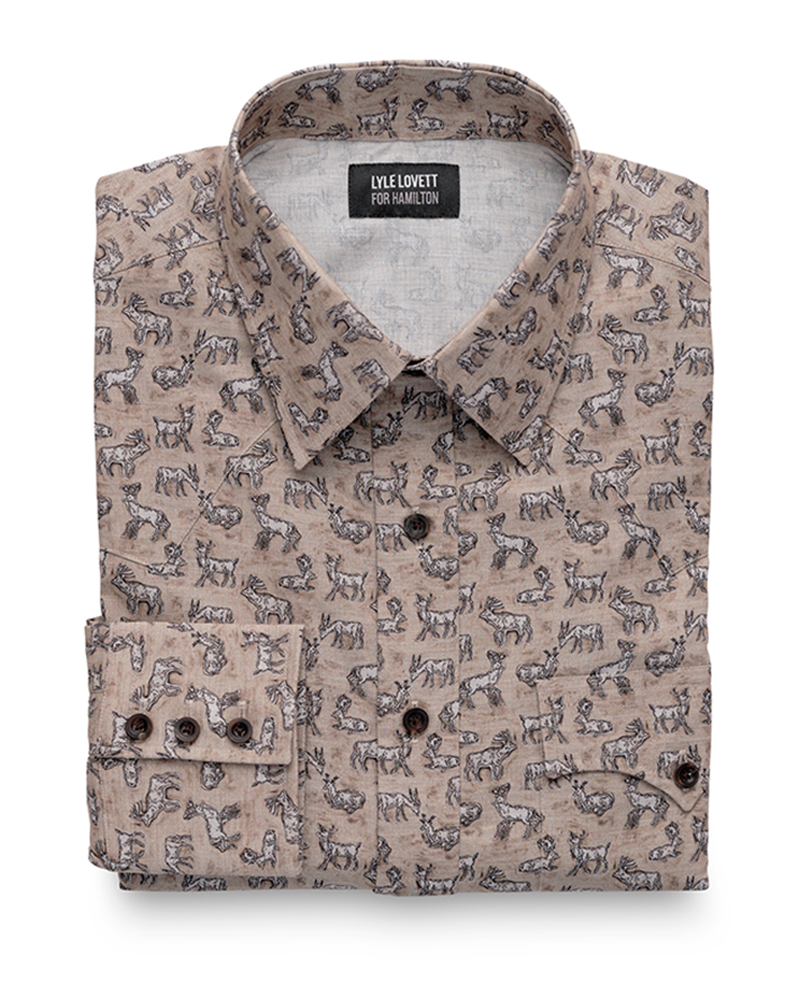 Lyle Lovett (Deer Print)