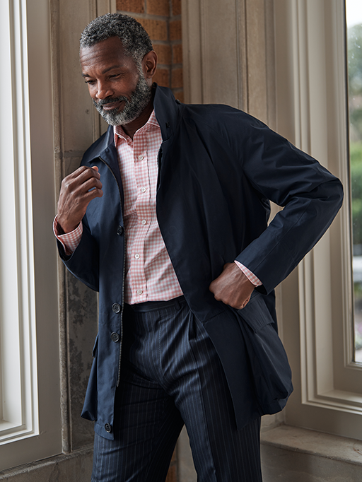 Ira Gingham (Coral)