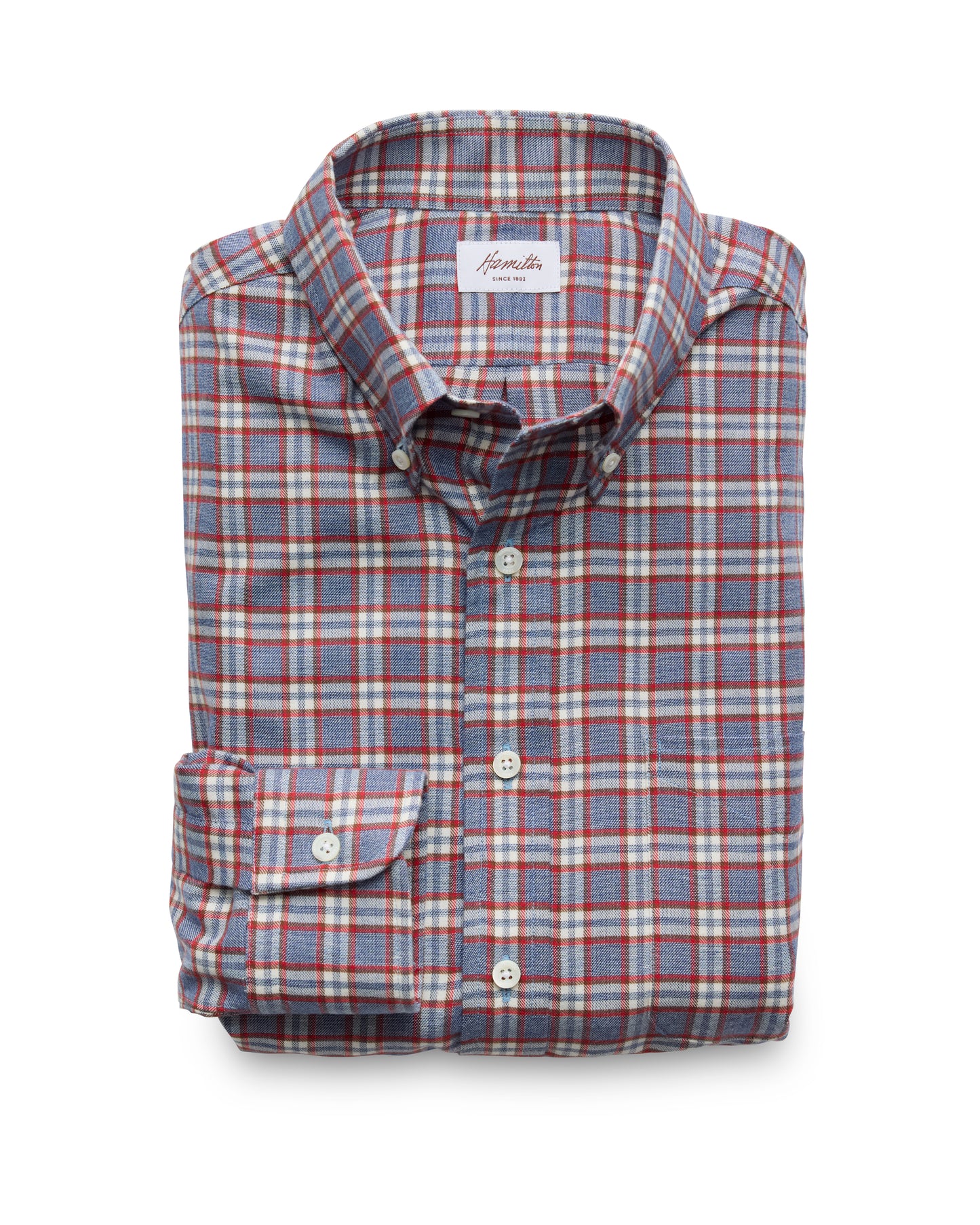 Newton Cashmere Plaid (Red)