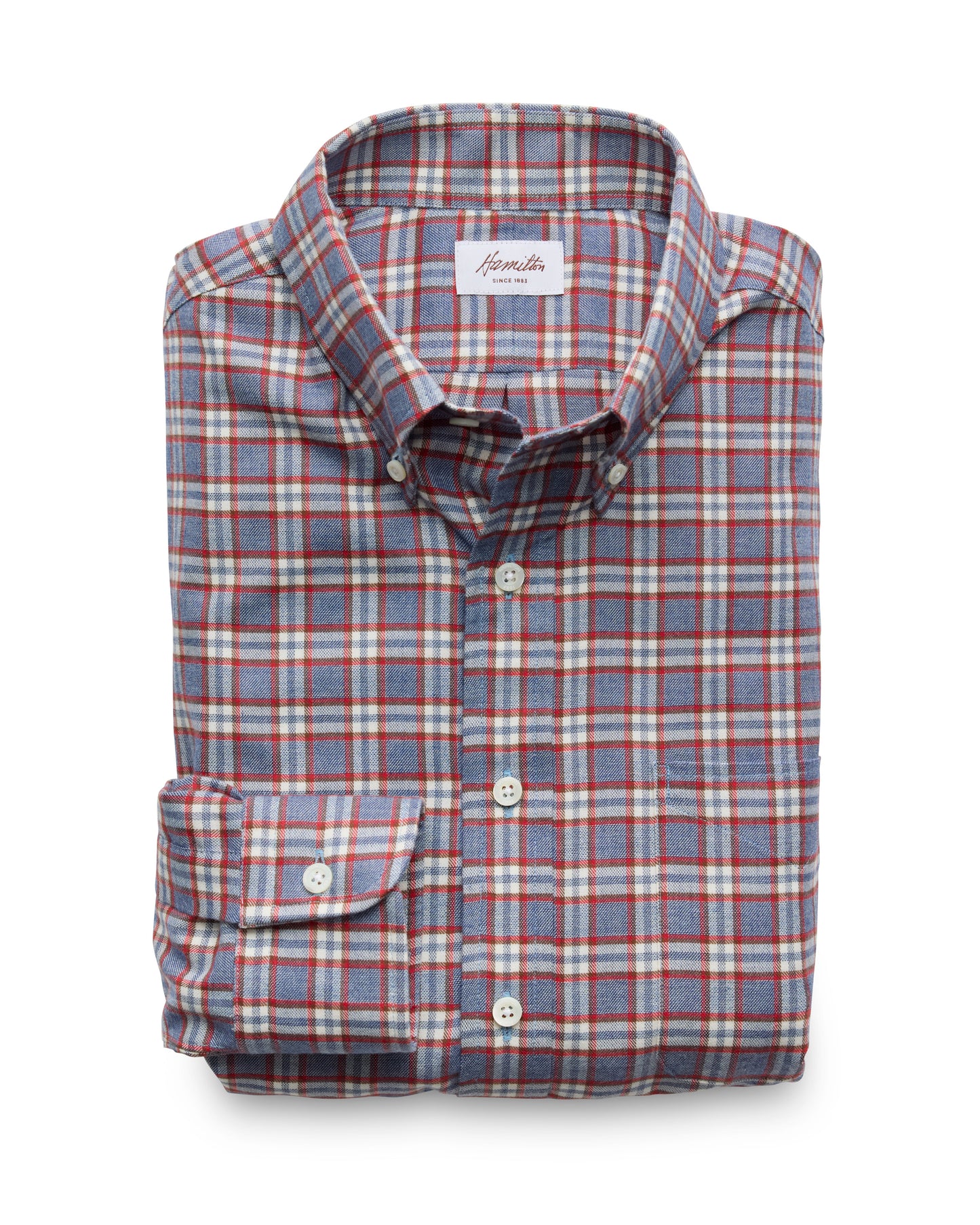 Newton Cashmere Plaid (Red)