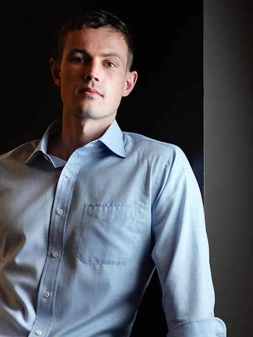 Shelby Cotton Cashmere Twill (Blue)