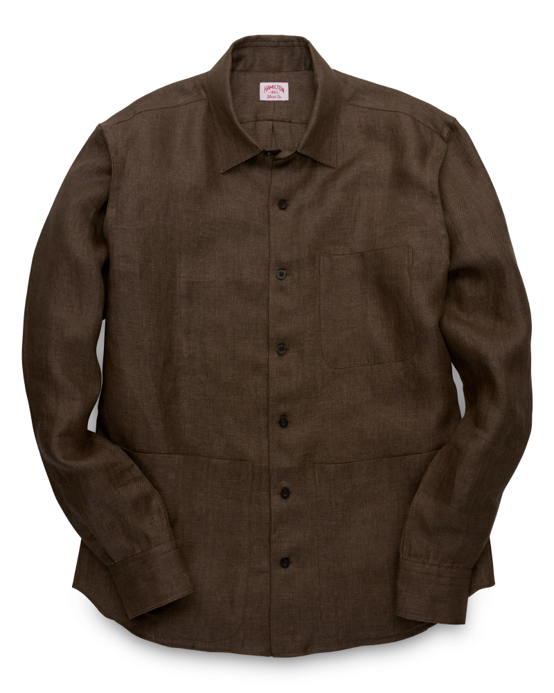 Linen Twill Chore Shirt