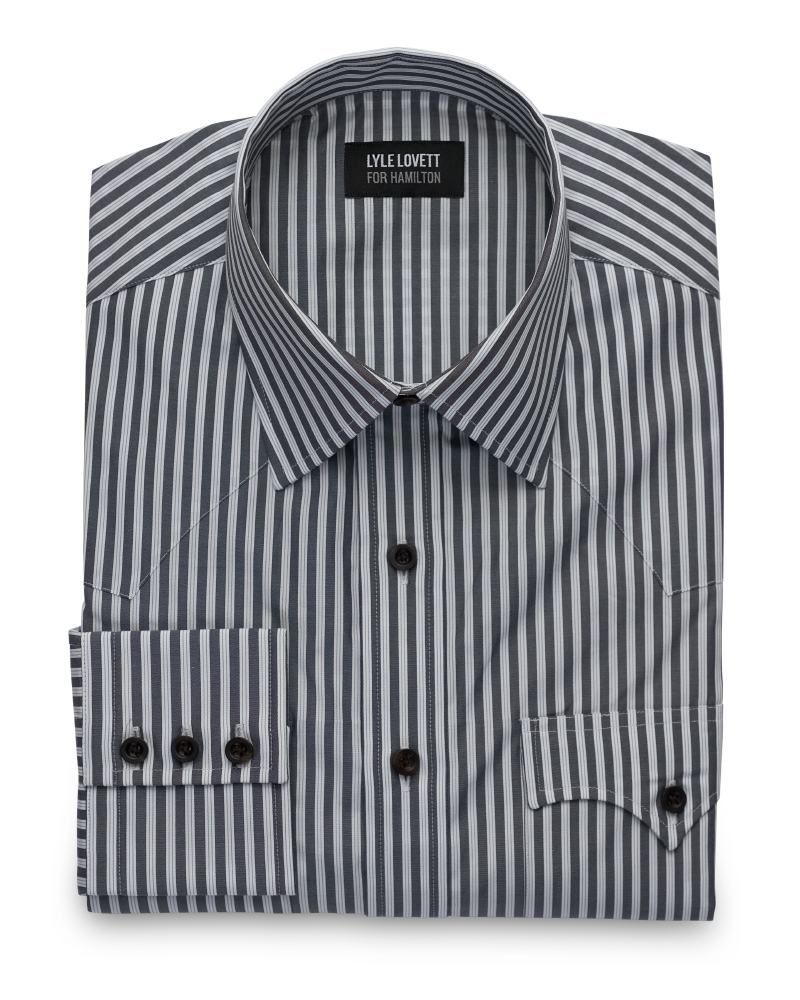 Lyle Lovett (Charcoal/White Stripe)