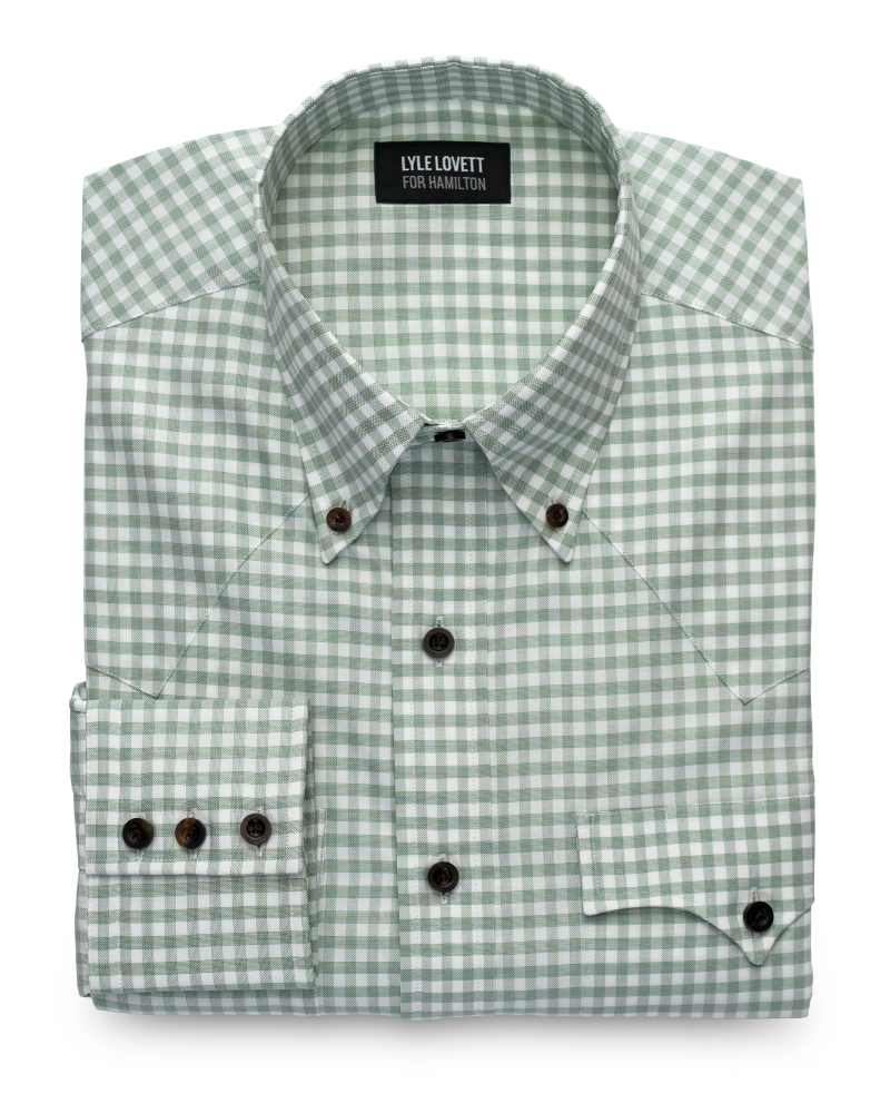 Lyle Lovett (Green Gingham)