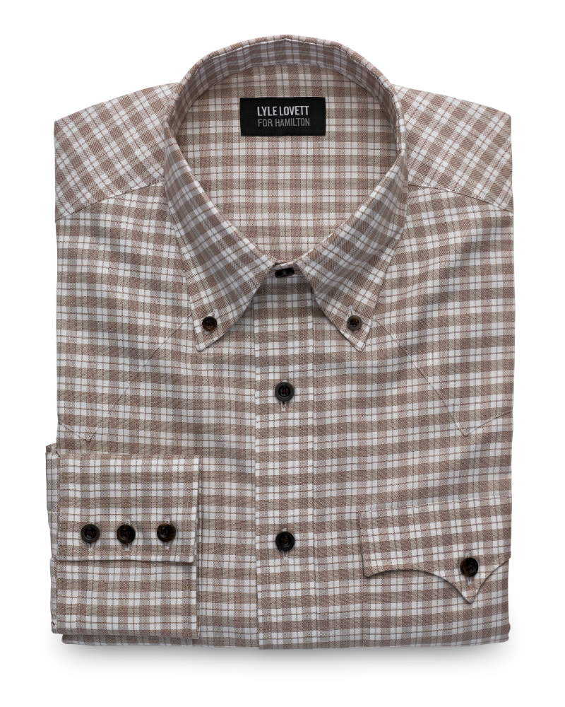 Lyle Lovett (Brown/White Check)