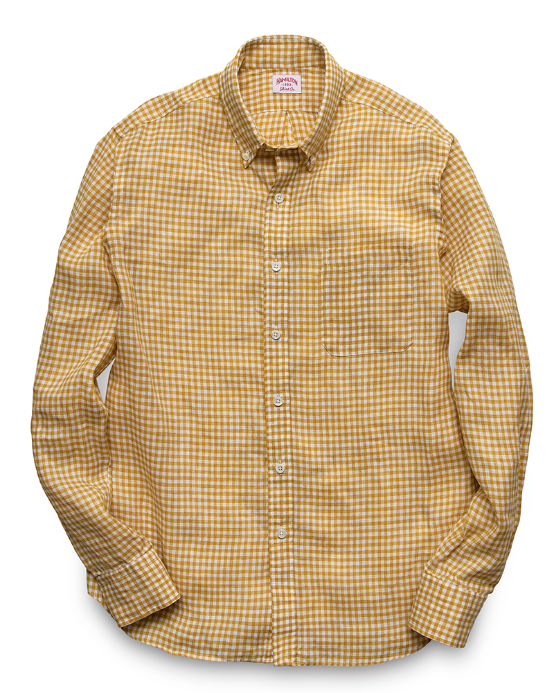 1883 Linen Gingham (Yellow)