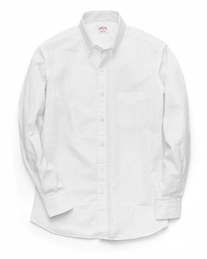 Strickland Seersucker (White)