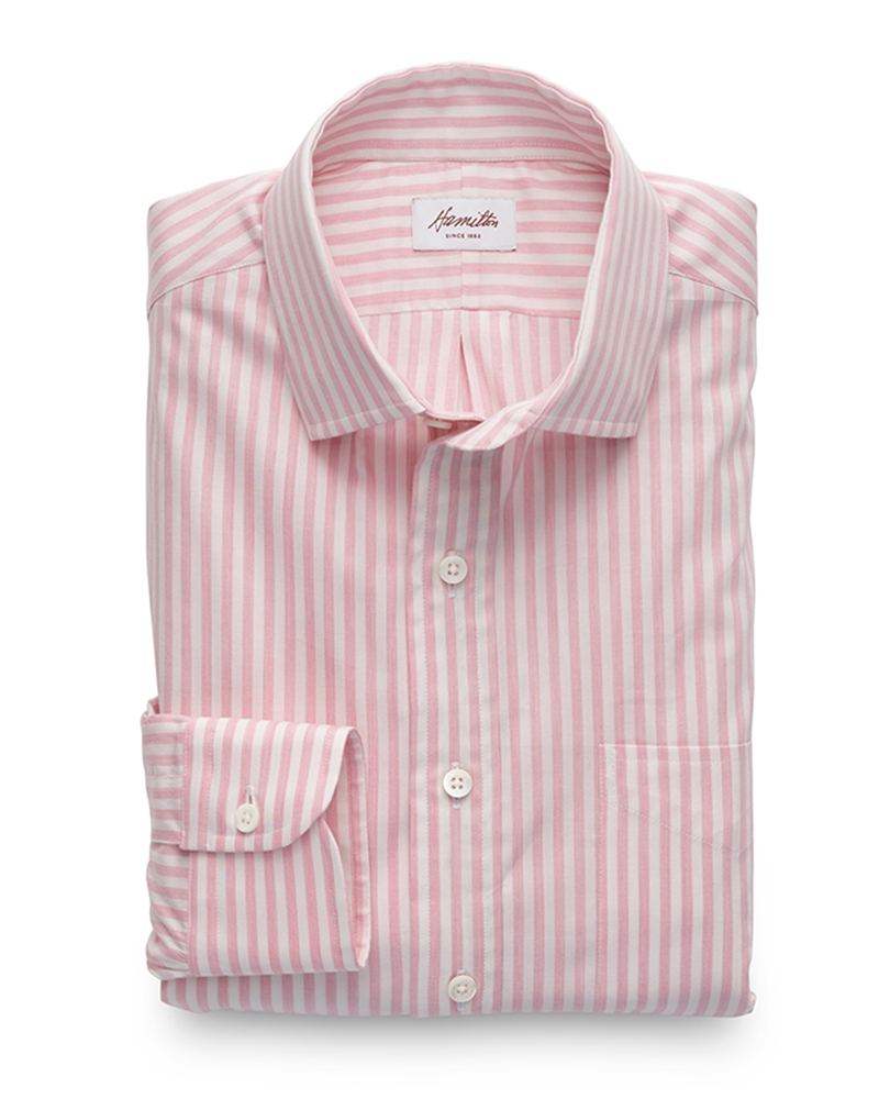 Dunlap Cotton/Wool Stripe (Pink)
