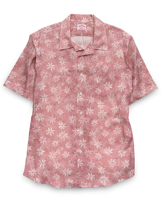 Floral Linen Camp (Pink)