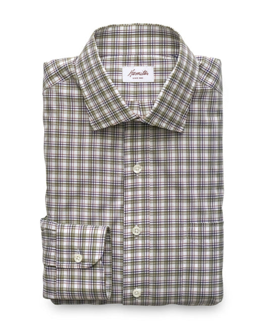 Parmer Check (Olive/Blue)