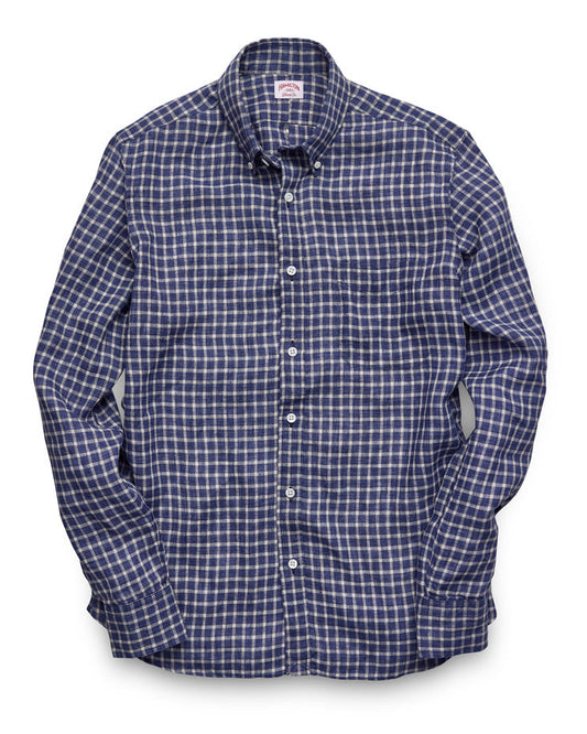 Ember Linen Check (Navy)