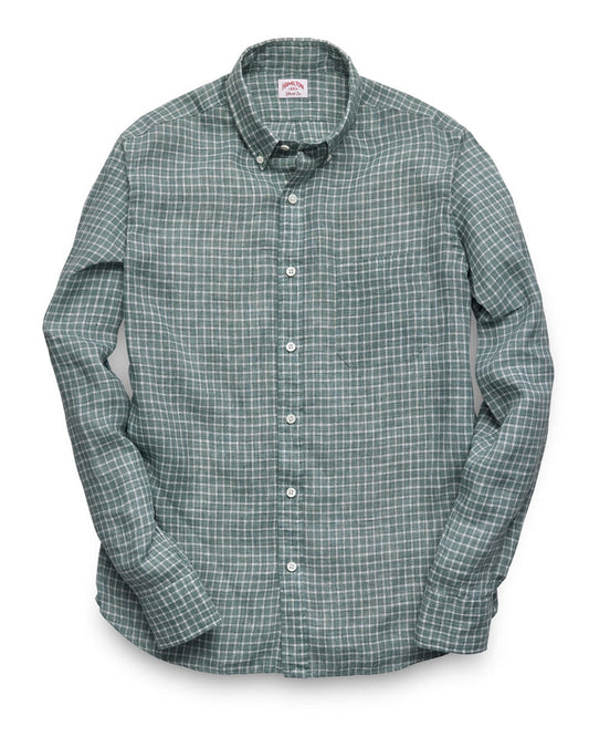 Ember Linen Check (Green)