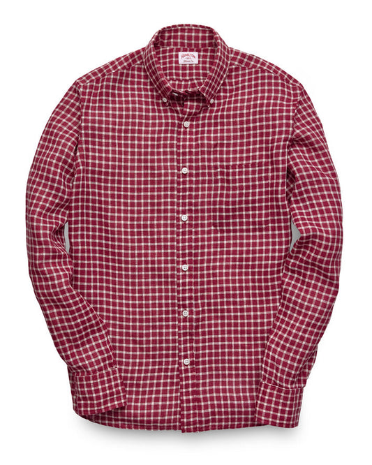 Ember Linen Check (Red)