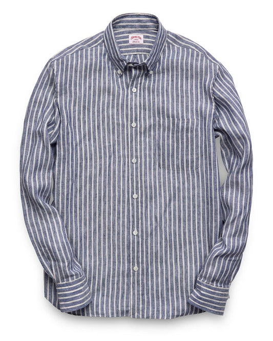 Bentford Linen Stripe (Navy)