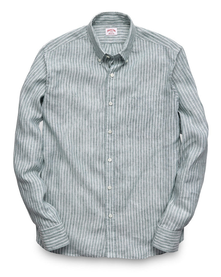 Bentford Linen Stripe (Green)