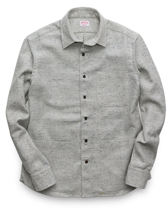 Donegal Tweed Chore Shirt (Grey)