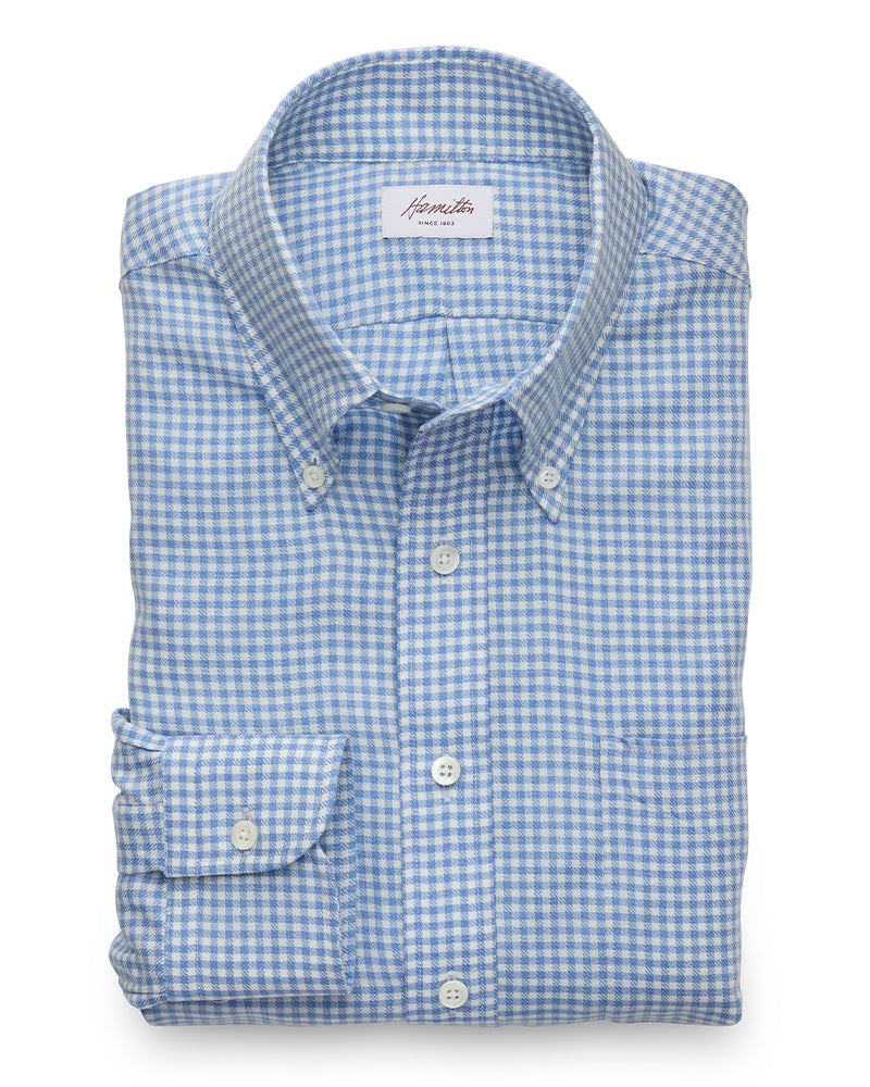 Heights Cashmere Check (Blue)