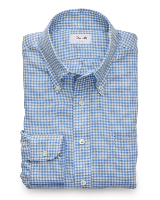 Heights Cashmere Check (Blue)