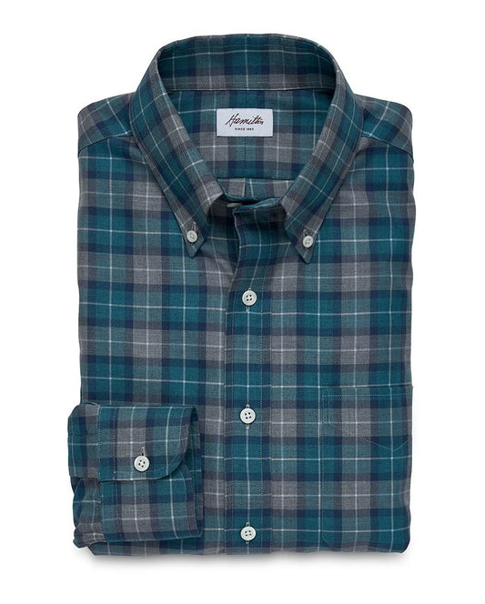 Gregory Cashmere Plaid (Teal)