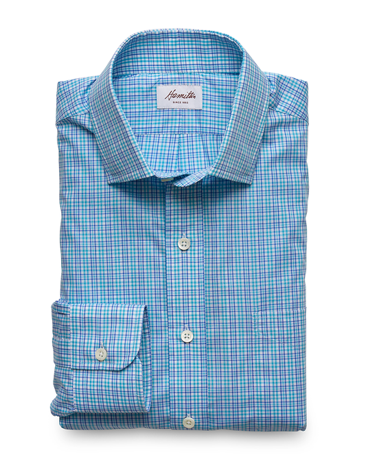 Crofton Check (Turquoise)